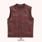 Carmine Men's Canvas Rider Vest - front