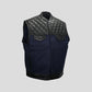 Legion Men's Motorcycle Canvas Vest - front