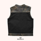 Infantry Men's Canvas Biker Vest - back