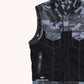 Ironclad Rider Men Canvas Biker Vest - right close up