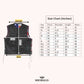 Maverick Men's Leather Motorcycle Vest - size chart