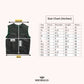 Emerald Archer Vest Men's Motorcycle Leather Vest - size chart