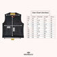 Cinder Rider Men's Ember Denim Vest  - size chart