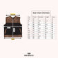 Contemporary Rider Men Canvas Biker Vest - size chart