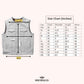 Sharp Shooter Men Canvas Motorcycle Vest - size chart