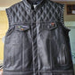 Nomad Club Style Twill Men's Motorcycle Vest